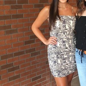 Stylish Animal Print Dress